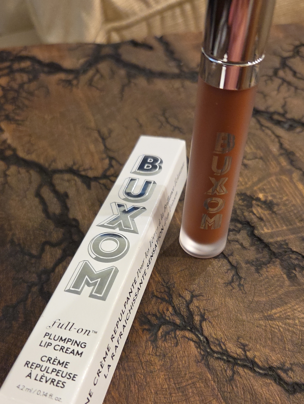 Buxom Full-On Plumping Lip Cream - Warm Brown/Nude